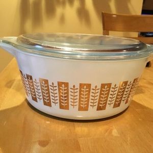 Vintage Pyrex Delphite Blue Gourmet Casserole